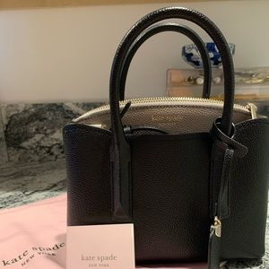 Kate Spade mini Margaux black leather purse
